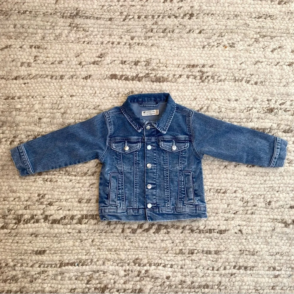 NEW Monica + Andy Classic Denim Jacket, 3T Unisex